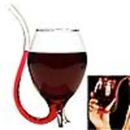 300 ml Vinglass med munnstykke Rødvinmugg Stilig klar