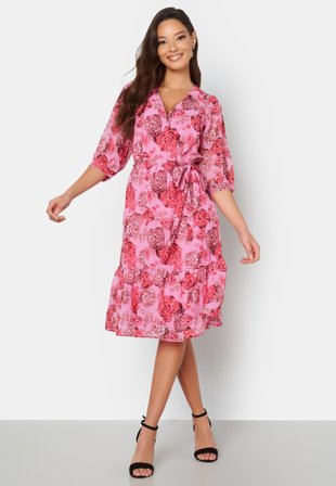 Happy Holly Linn midi dress Pink Klær