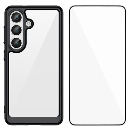 WANLONFENG Mobilskal till Samsung Galaxy S26+ TPU XC Serie - Svart