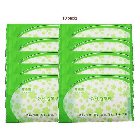 10-pack cover Liner Ultra stor plastpåse för salong Hushållshotell Hotellresor Hygienfilm