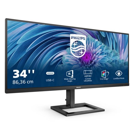 Philips E-line 346E2LAE - LED-skjerm - 34"