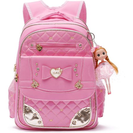 Søt prinsesse skolesekk skoleserie for barn jenter (R