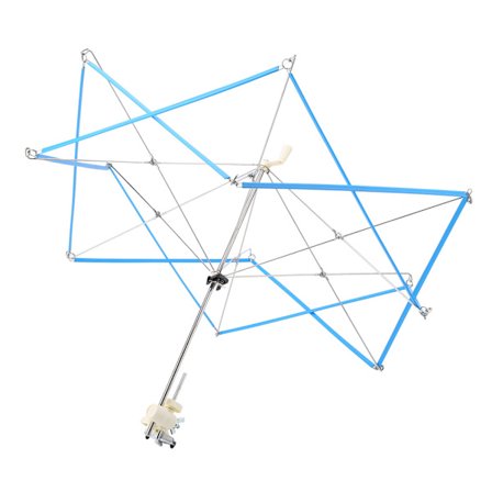 Garnvinde for strikkeentusiaster, garnnøstemaskin med gummimattebase sikrer stabil drift, strikkegarnholder med bærbar design ideell
