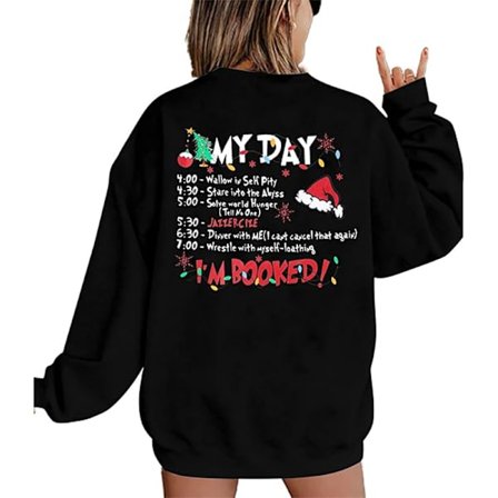 Julegenser for kvinner - Langærmet julegenser, topp