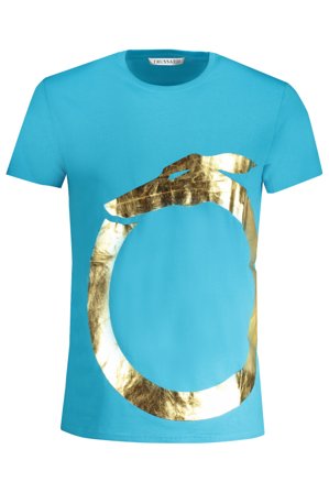 Trussardi T-shirt Maniche Corte Uomo Azzurro