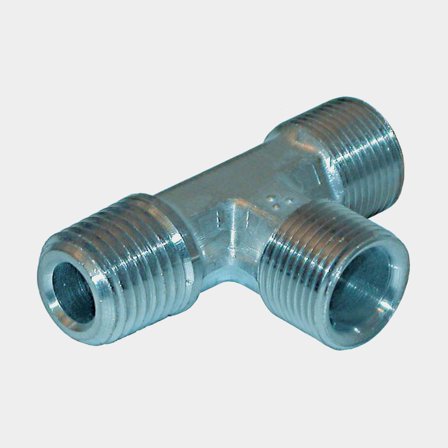 T-nippel 2x9/16-24 1x1/4"NPT