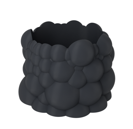 Dazzle & Dawn Bubble Planter Ash-Grey Ø12xH12,5