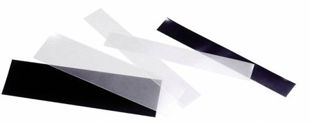 Klemlomme - Striber XL - Sort - 265 x 110 - 8 stk.