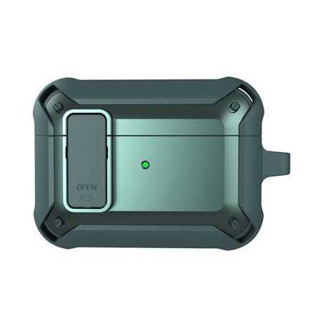 iPhone AirPods 3. generasjon, øretelefonetui, PC-etui, grønn