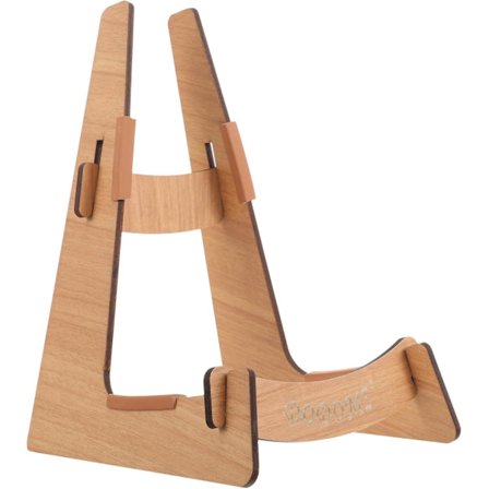 Gitarrställ i trä - robust fiolställ i trä med golvstativ för el-, akustiska och basgitarrer