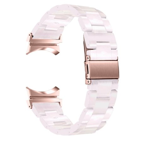Samsung Galaxy Watch 5 / 5 Pro klockarmband i resinstil - Ljusrosa