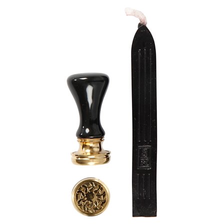 Creativ Company Sigill med Lackstång Svart