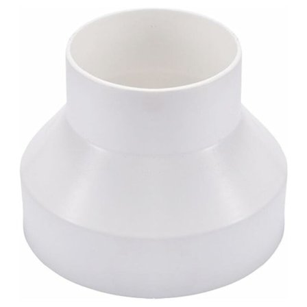 Kanaladaptrar för ventilationskanaler från 150 mm till 100 mm, avluftning