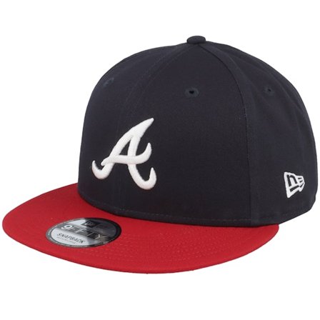 New Era - MLB Ble snapback Czapka Z Daszkiem - Atlanta Braves MLB 9FIFTY Navy/Red Snapback @ Hatstore