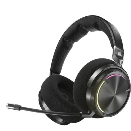 Corsair Virtuoso Max trådløst gamingheadset for Xbox (Carbon) 2.4 GHz, BT, ANC, 50mm Graphene Drivers, PC, konsoll, Xbox