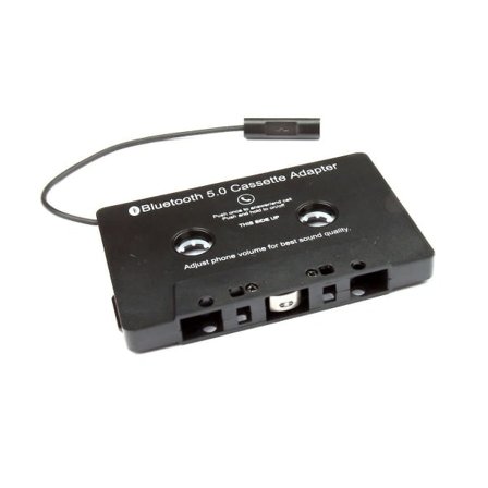 Bilstereo Bluetooth Kassettspiller Kassettspiller Bluetooth 5.0 Kassett Aux Adapter Svart