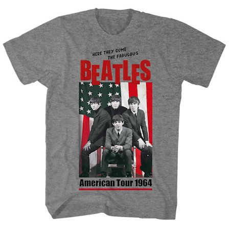The Beatles T-shirt Amerikansk Turné 1964 Titeltröja