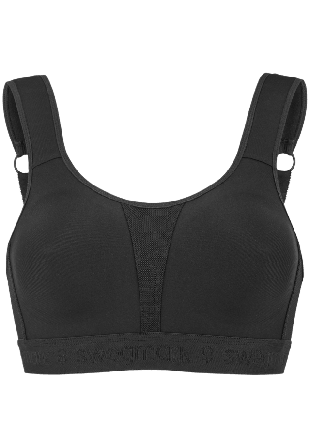 Swegmark Kimberly Iconic Sport-bh Träningskläder Dam Svart 65D