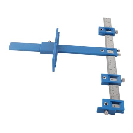 Bærbar Justerbar Boreguide Jig Skab Hardware Boks Dørhåndtag Skabelon