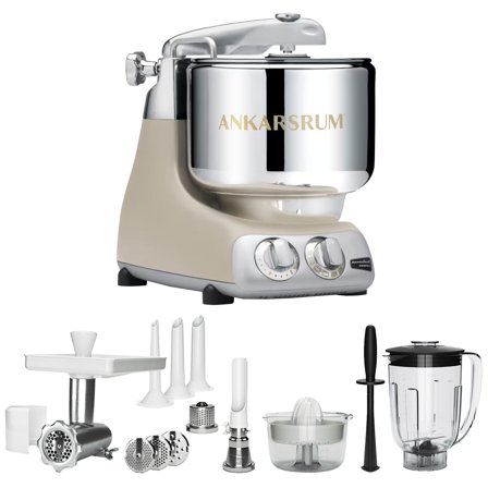 Ankarsrum AKM 6230 -yleiskone + deluxe-paketti, harmony beige