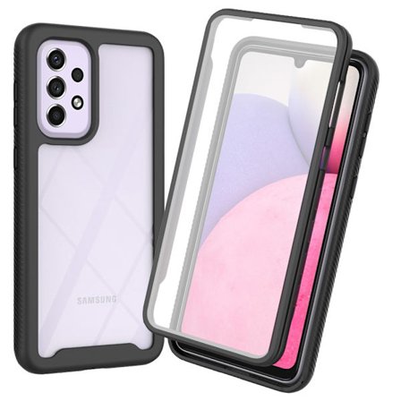 360 Full Cover Edge Case Samsung Galaxy A53 Musta