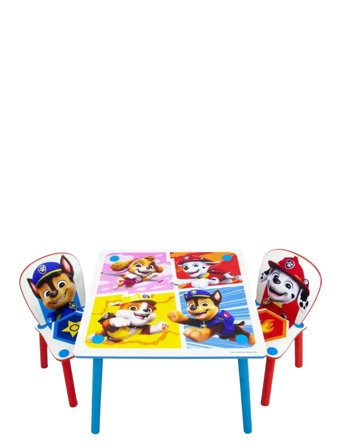 Character World Paw Patrol Kids Table And 2 Chairs Set - Multi/patterned - 1X TABLE 43.5X 59X 59CM