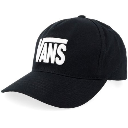 Vans - Svart adjustable Keps - Stretch Logo Black A-frame Adjustable @ Hatstore
