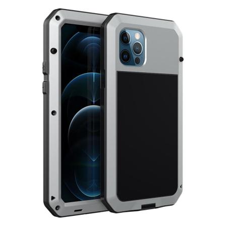 Skyddande Stilrent Heavy Duty Skal - iPhone 12 Pro Silver