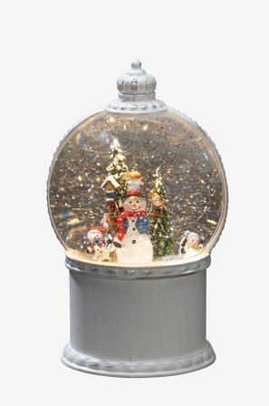 Jotex - Vannfylt julepynt høyde 21 cm Antikkhvit - Kjøp Dekorativ julebelysning hos Jotex