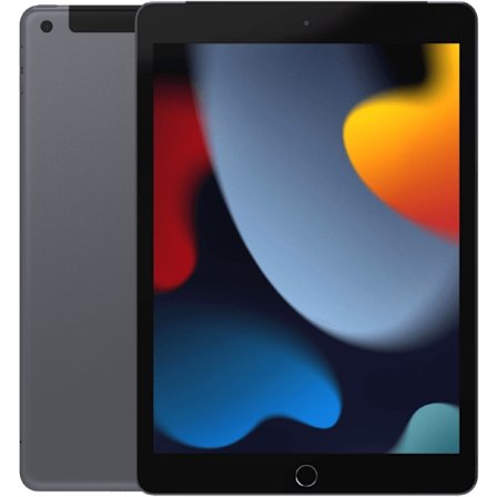 iPad 10,2 9:e gen (2021) Space Gray 256 GB Wifi + Cellular Klass C Nytt batteri (refurbished)