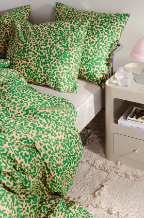 Jotex - Putetrekk 2-pk 50x60 Cm Økologisk grønn - MALIA - Kjøp Putevar hos Jotex