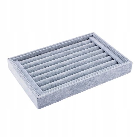 Exquisite Jewelry Display, Velvet Ring Trays with Soft Velvet Material, Perfect for Displaying Rings, Earrings in Store or on Vanity