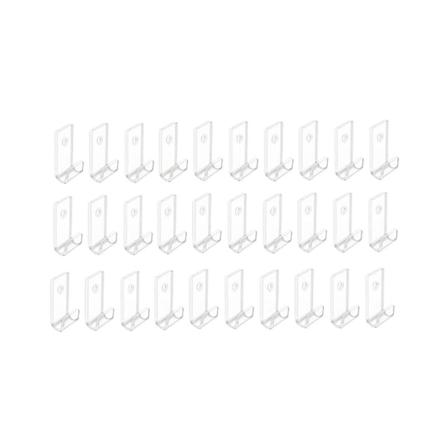 Veggmontert Vinylplate-Hylle, 30 stk Minimalistisk Akryl Vinylholder Veggplateveggdisplay
