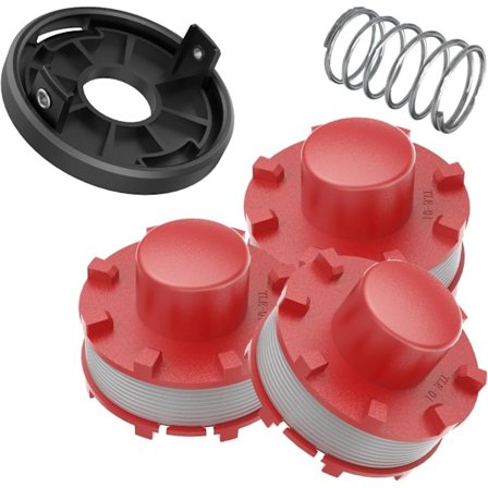 3405096 Trådspoler Kompatible med Einhell GE-CT 36/30Li E Reservedele, Kompatible med Einhell Udskiftningsspoler, til Einhell Græsslåmaskine (3 stk.)