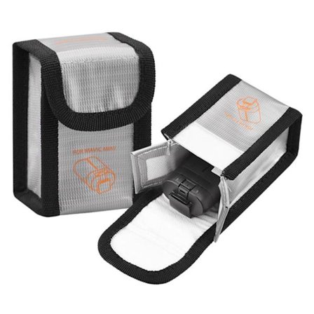 DJI Mavic Mini battery stötsäker storage väska - Size: 8.5 x 6.5 x 5cm