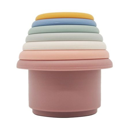 Silikone stabelkopper Montessori byggeklods 01 01