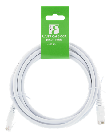 EPZI UTP Cat6 patchkabel 3m hvit