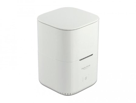 Delock USB Type-C 3.2 Docking Station for 2 x 2.5" SATA HDD / SSD with Clone Function - HDD-dokkestasjon - SATA 6Gb/s - USB 3.1 (Gen 2)