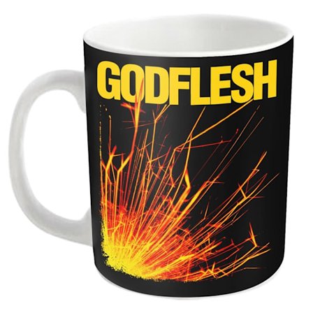 Godflesh Hymns Album Mug En Storlek Vit/Svart/Gul