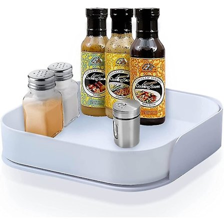 Roterende opbevaringsboks, roterende organizer køleskab roterende plade