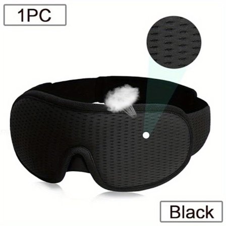 Sovemaske, 3D Soveøyemaske, Øyemaske for menn og kvinner, Myk pustende øyemaske, Reise Nap Yoga Soveøyemaske, forskjellige farger tilgjengelig