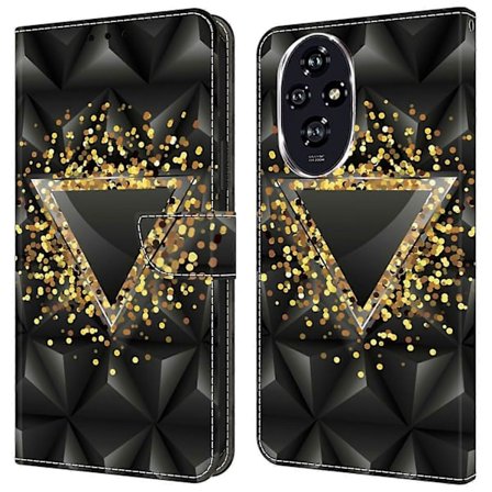 Yhteensopiva Honor 200 5G -kotelon kanssa PU-nahkainen lompakkopuhelinkotelo jalustalla -lingling}