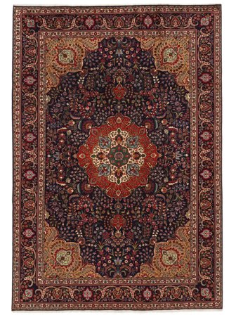 Medallion Tabriz 40 Raj Rug 202X292 Wool