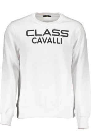 Cavalli Class Felpa Senza Zip Uomo Bianco