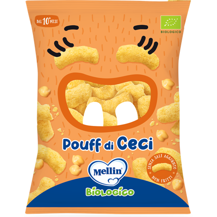 Mellin Snack Pouff Di Ceci 20g