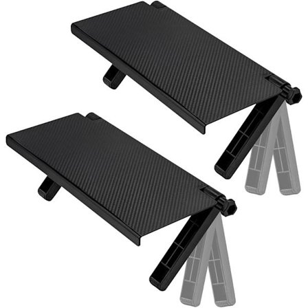 2 stk TV-hylle på toppen, justerbar hylle for veggmontert TV, skrivebord