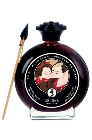 Shunga Erotic Art Bodypaint Chocolate 100ml Kroppsfärg - Blushme.se