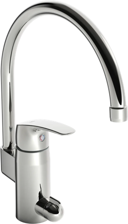 Oras Safira 1039F Kjøkkenbatteri med oppvaskmaskinavstenging, Baderom