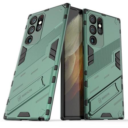 Samsung S22 Ultra Stöttåligt Skal Med Kickstand Thinarmor V2 Svart