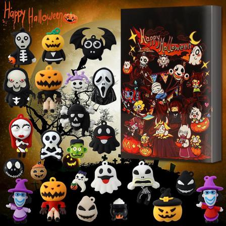 Adventskalender Gotisk Skrekk Atmosfære Skrekk Natt Nedtellingskalender Blindboks 24 stykker Halloween Nedtellingskalenderboks style 8